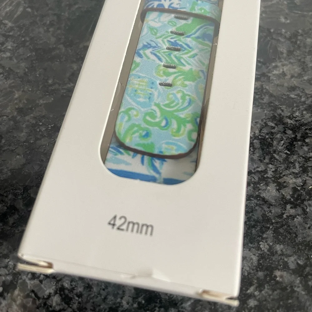 Smartwatch Wristband Strap 42mm Green blue White Tropical NEW Summer